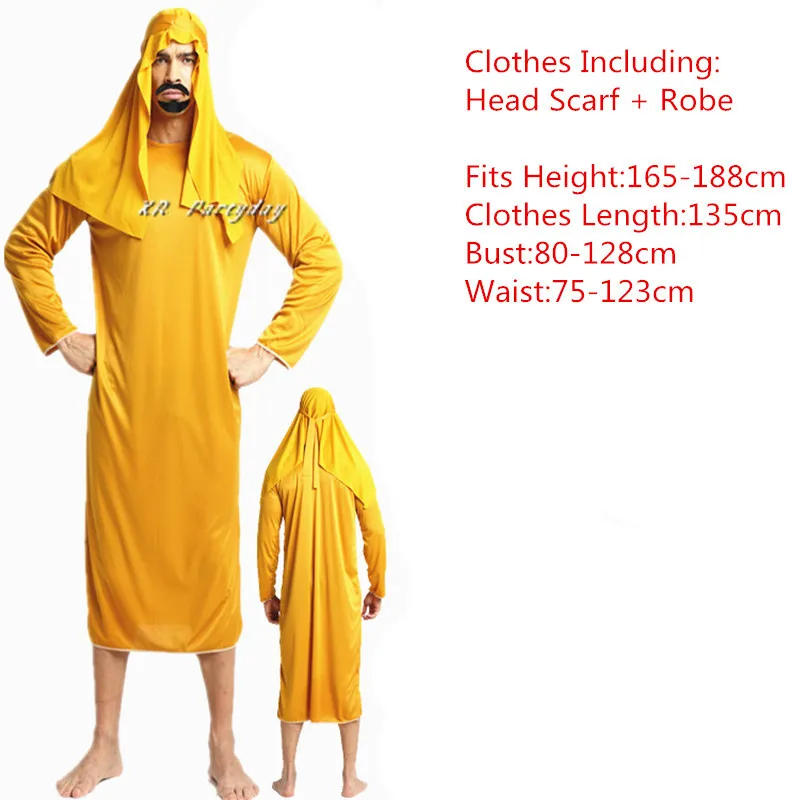 Robe de Cosplay Arabe du Moyen-Orient pour Homme et Femme, Vêtements de Carnaval pour Adulte, Décoration de ixd'Halloween