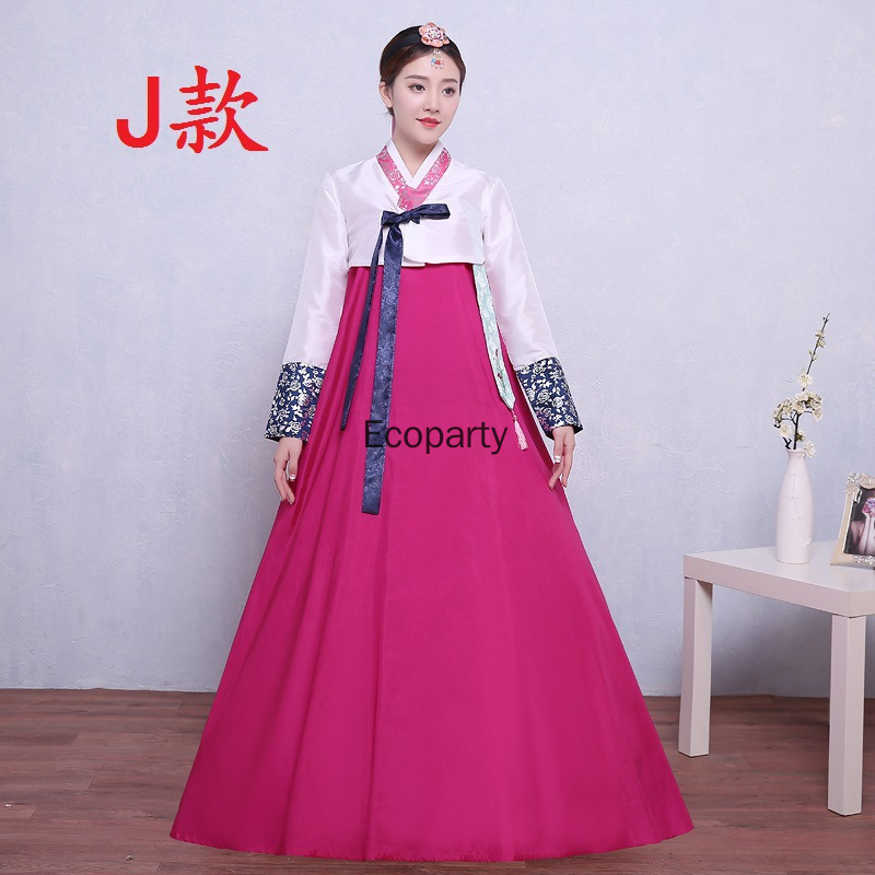 Robe Hanbok pour femmes, 8 couleurs, Costume de princesse coréenne, vêtements de spectacle de danse nationale traditionnelle asiatique pour adultes, Hanbok amélioré