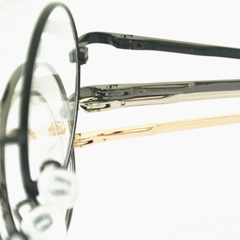 Petites montures de lunettes rondes vintage des années 60, lunettes RX, lunettes avec lentilles transparentes personnalisées, charnières à ressort, myopie, 38mm