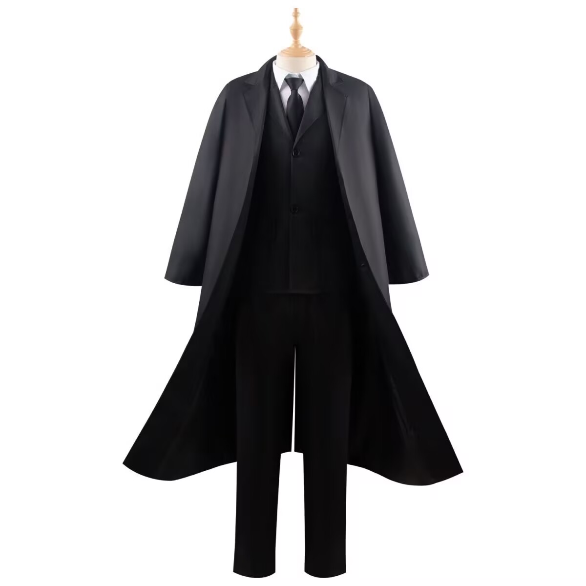 Costume de Cosplay Osamu Dazai, manteau + pantalon + cravate, tenue Anime, vêtements Comic Con