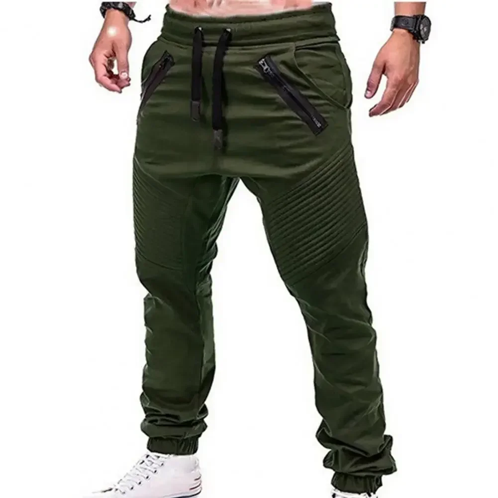 Pantalon de Jogging à Poches Réglables pour Homme, Décontracté, Slim Fit, Rayé, Nouvelle Collection Printemps Automne