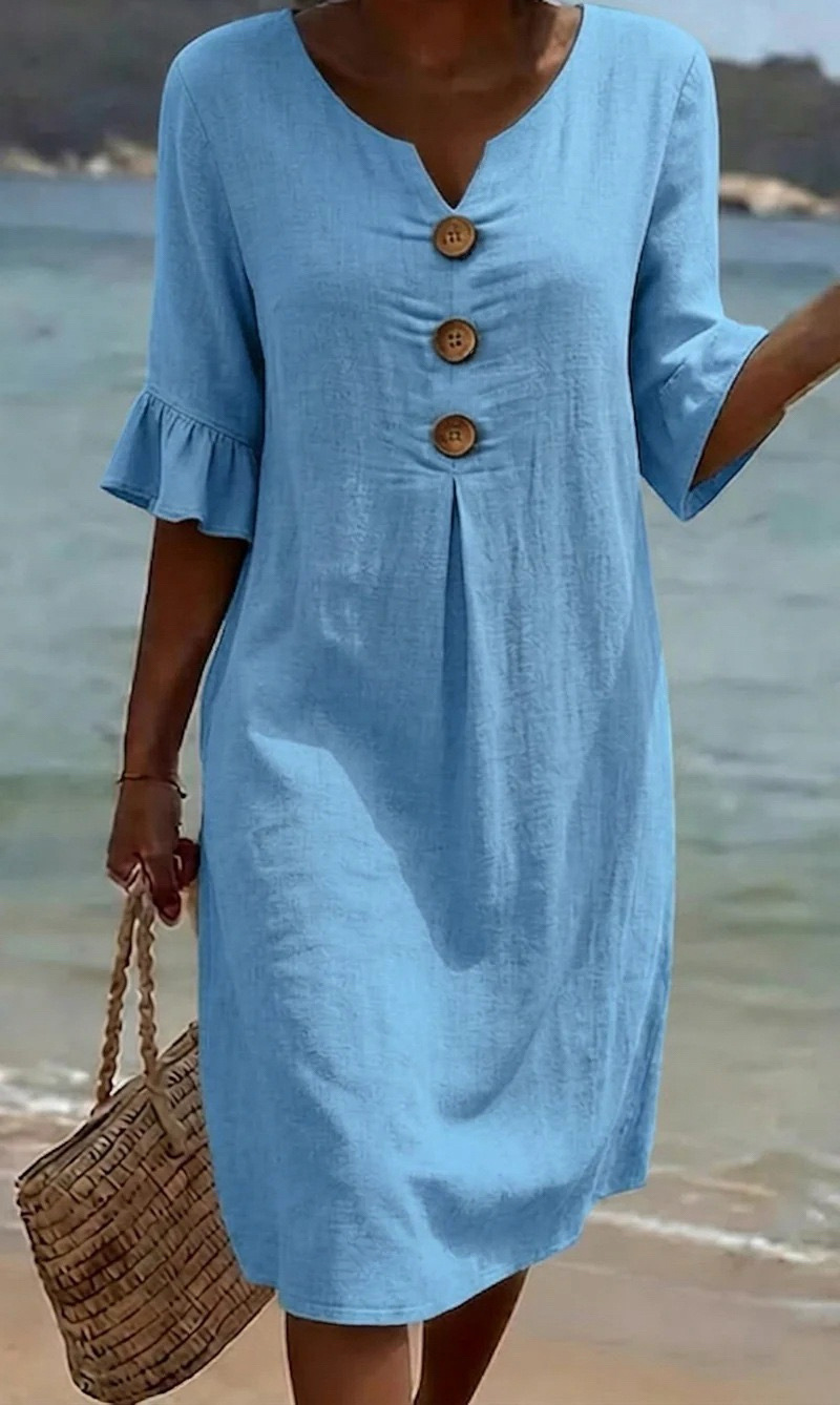Robe Mi-Longue en Dentelle Patchwork pour Femme, Col Rond, Manches Courtes, Amissié, Broderie de Fleurs, Plissée, Tenue de ix, Été