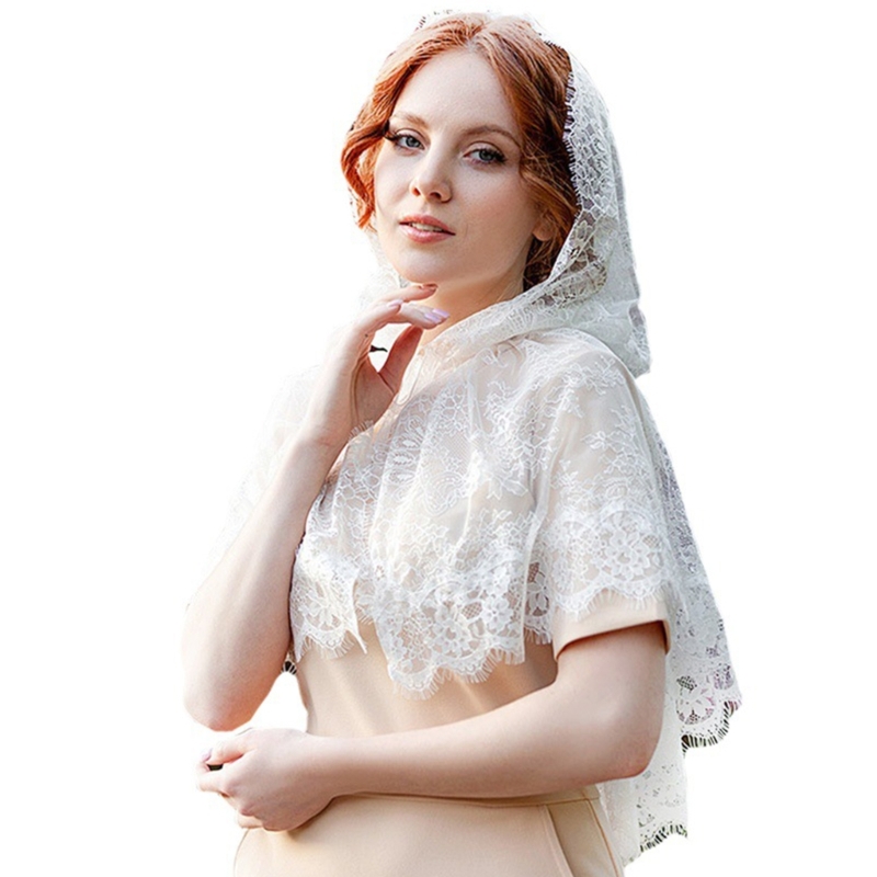 Châle en dentelle pour femme, écharpe légère et douce, sweat à capuche pour mariage, église, fournitures résistantes au soleil pour temps chaud
