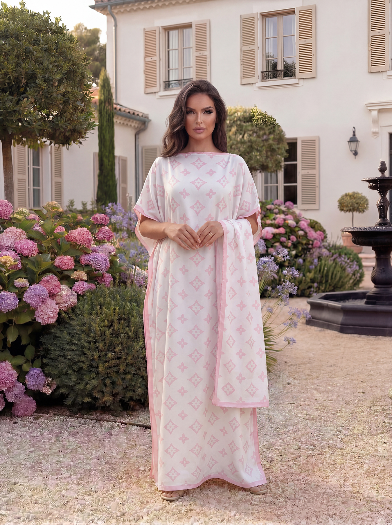 Robe de soirée musulmane pour femme, style européen et américain, Abaya Dubaï, maxi, design africain, ample, imprimée