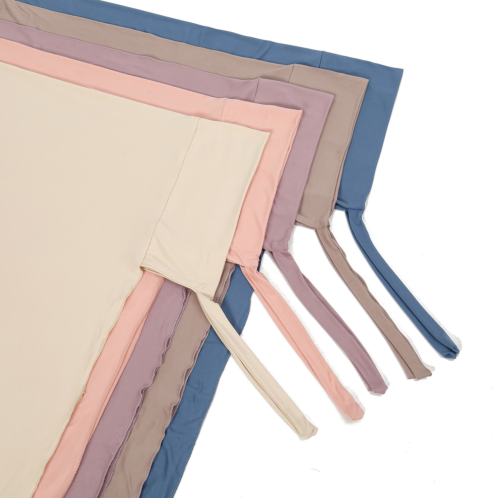 Foulard Hijab malais avec Bandage antidérapant pour femmes musulmanes, respirant, Long châle islamique, bandeau Turban à la mode