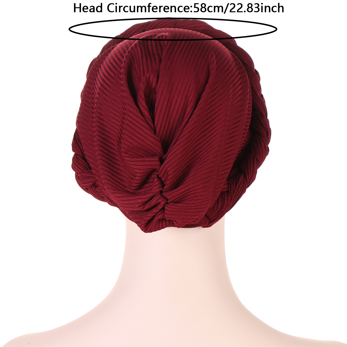 Turban indien croisé pour femme, bonnet chimio, foulard pour tresses, hijab musulman, bonnet, bonnets, couvre-chef pour perte de cheveux, Turbante Mujer