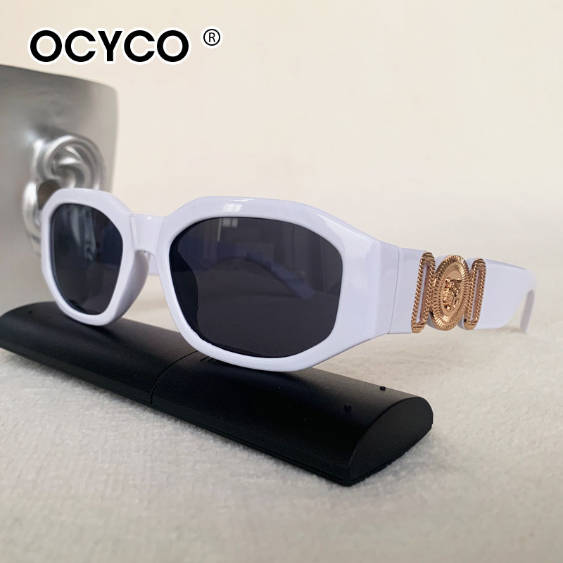 Petites lunettes de soleil rectangulaires pour hommes et femmes, lunettes de soleil carrées, nuances de voyage, vintage, rétro, UV400