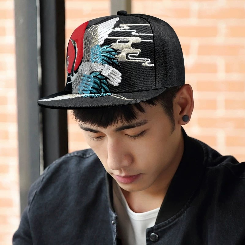 Style ethnique motif broderie chapeaux de baseball nouveau unisexe chine Chic respirant parasol polyvalent plat avant-toit mode casquettes à pointe