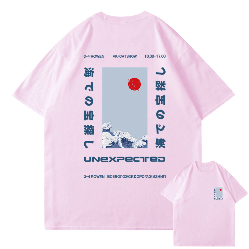 T-Shirt à Manches Courtes en Coton pour Homme, Streetwear, Hip Hop, Harajuku, Japonais, Imprimé Okeji, Fille et Garçon, Été, 2024