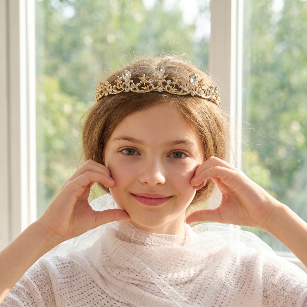Diadèmes de luxe en cristal pour mariage, bandeaux de mariée pour femmes et filles, serre-têtes floraux en métal tendance, accessoires de cheveux vintage