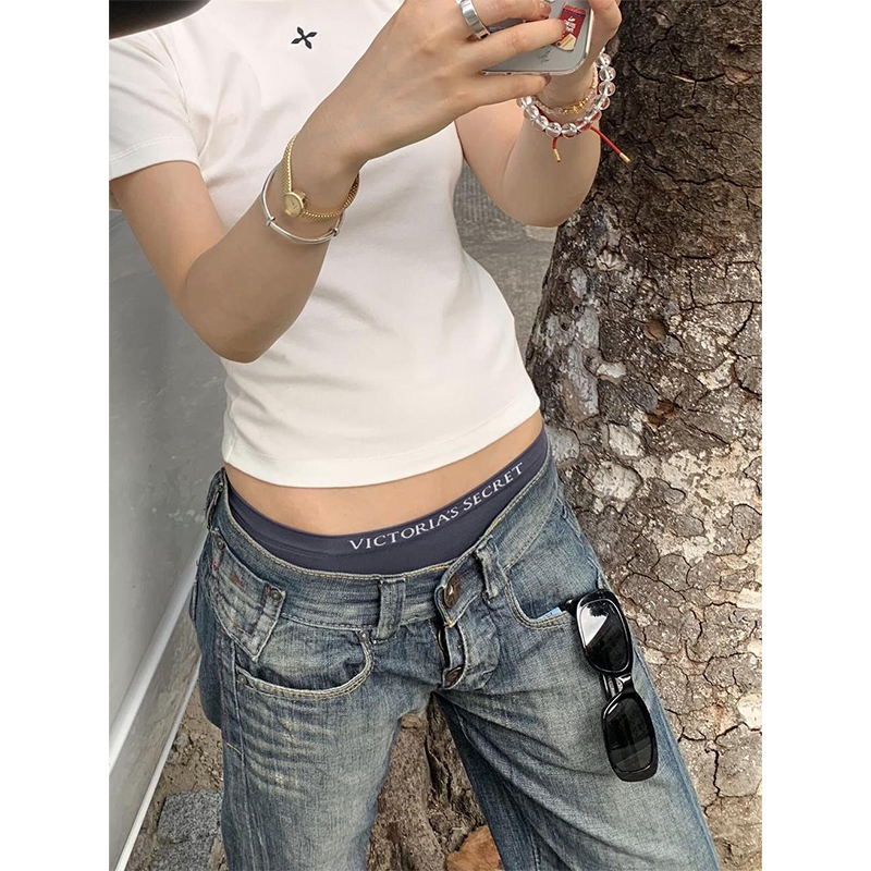 Jean baggy bleu Y2K pour femme, style Harajuku japonais années 2000, pantalon en denim vintage américain, collection automne 2025, vêtements tendance