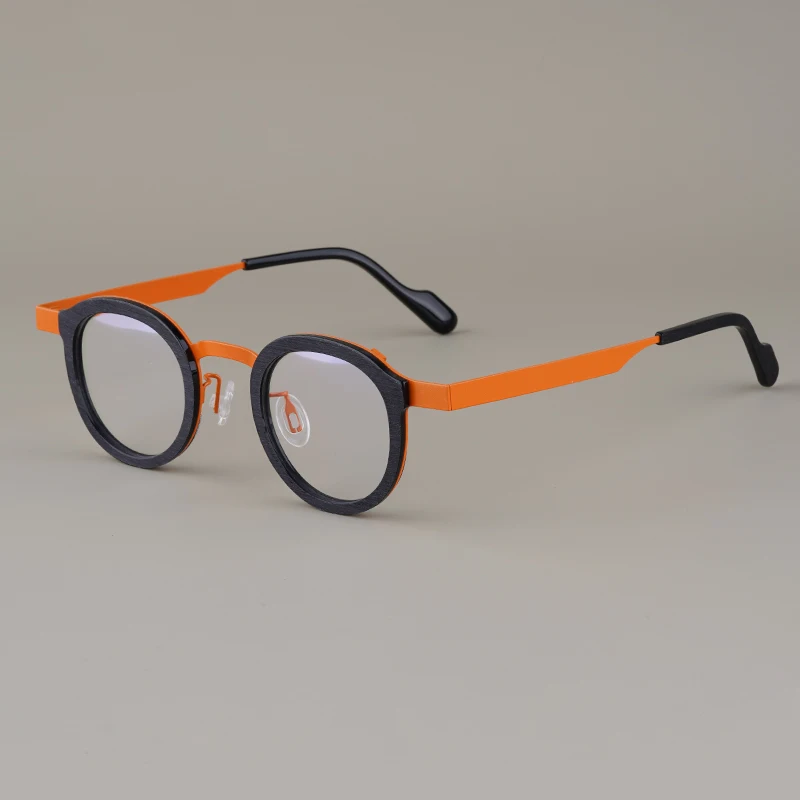 Montures de lunettes de haute qualité France Designr Style Vintage rétro lunettes ovales mode monture de lunettes lunettes FANZINE