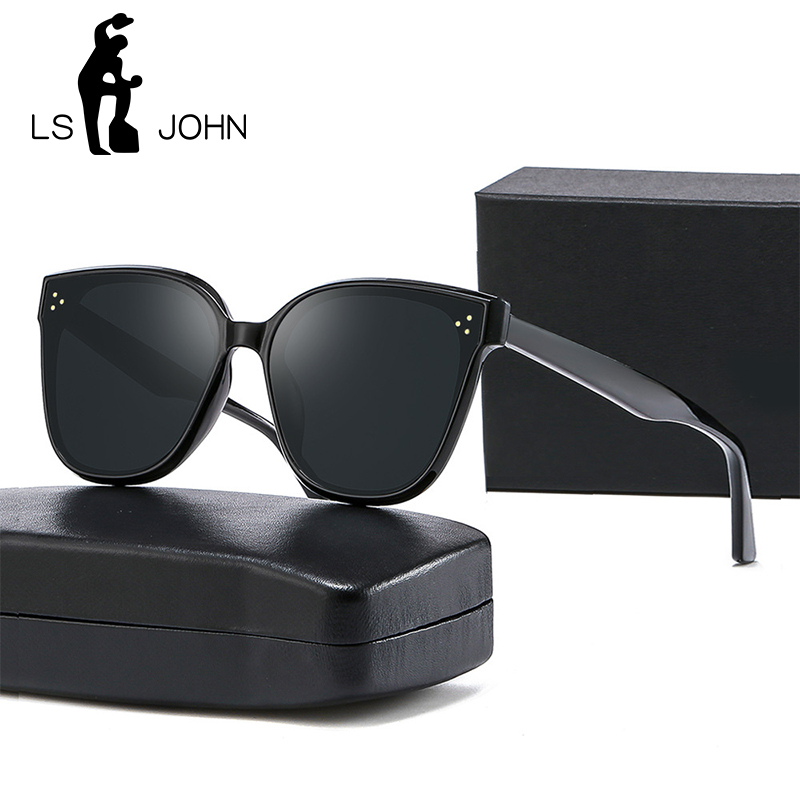 Lunettes de soleil en œil de chat polarisées pour femmes et hommes, marque de luxe coréenne, haute qualité, tendance acétate, nuances pour dames, UV400