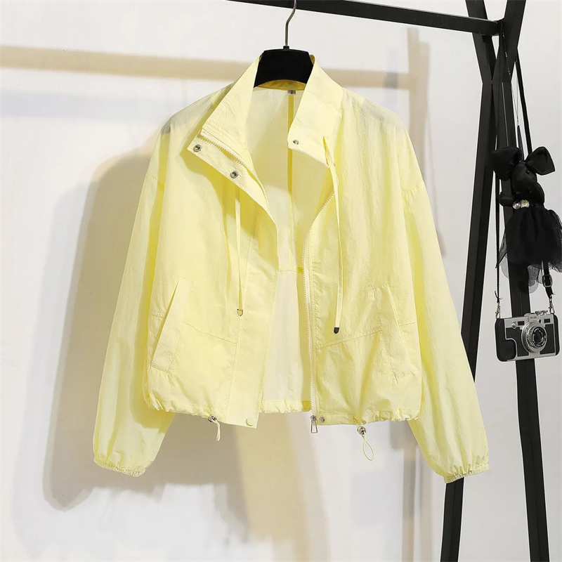 Veste légère d'été pour femmes, vêtements de protection solaire, chemise ample pour femmes, manteau à manches longues, chemise de protection UV pour femmes