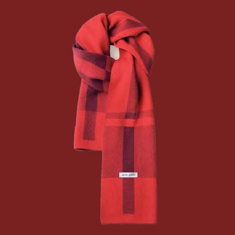 Hiver hommes écharpe garder au chaud écharpe décontracté marque de mode Designers tricot foulard Patchwork copie cachemire écharpe châle Wrap AC2228