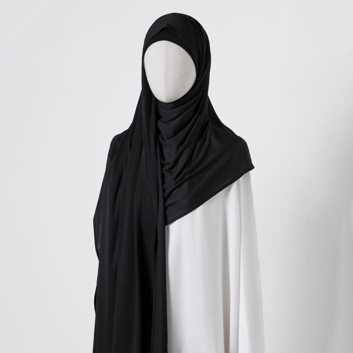 Élégant couleur unie costume en mousseline de soie femme écharpe décontracté musulman Hijab protection solaire châle enveloppes bandeau Bufanda Foulard Echarpe