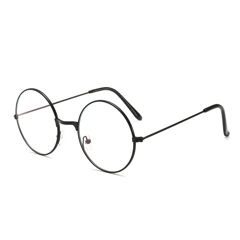 Lunettes rondes Anti-lumière bleue pour ordinateur, jeux de jeu, Protection des yeux, lunettes décoratives