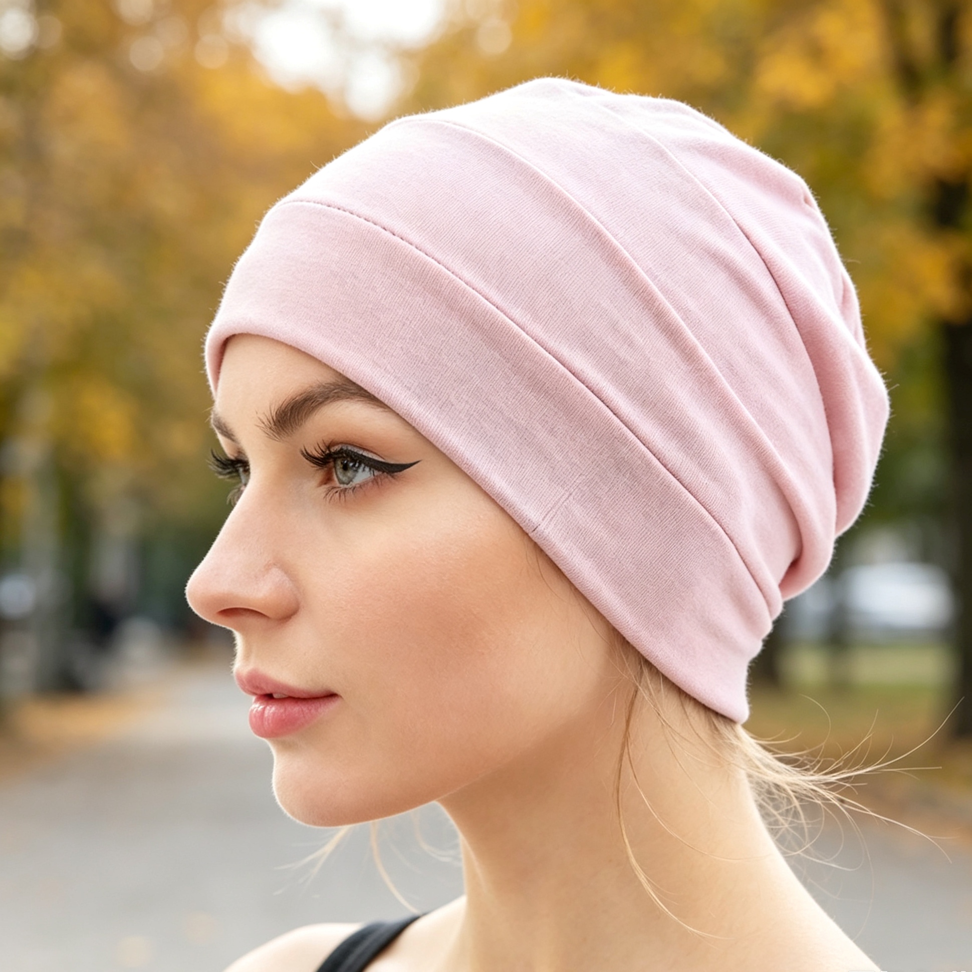 Nouveau bonnet chimio confortable en coton doux pour femmes musulmanes, turban de nuit, couvre-chef pour perte de cheveux due au cancer, accessoires pour cheveux M72701