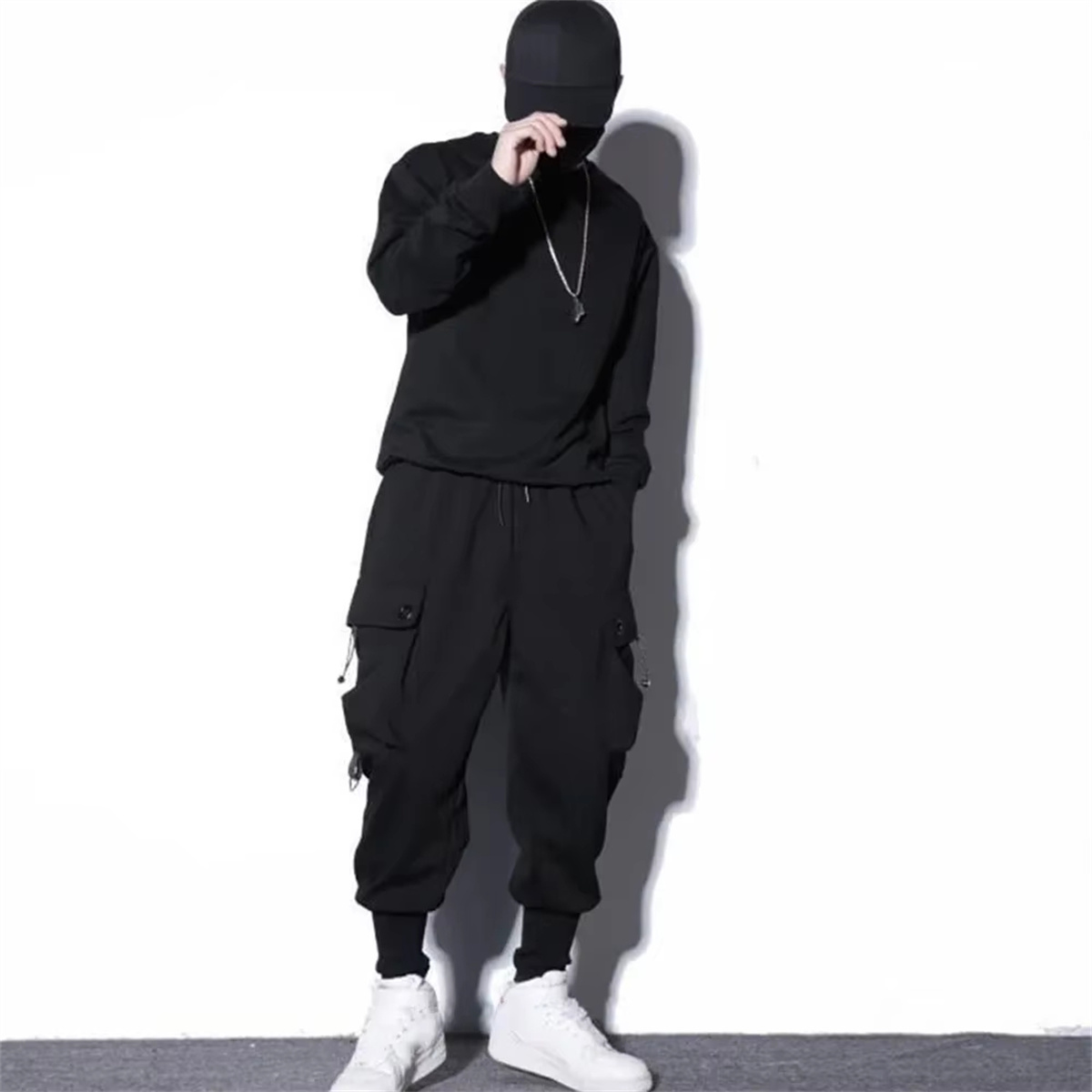 Pantalons de travail pour hommes, vêtements tendance pour hommes printemps et automne, pantalons de travail de marque tendance, pantalons de sport harem pour hommes