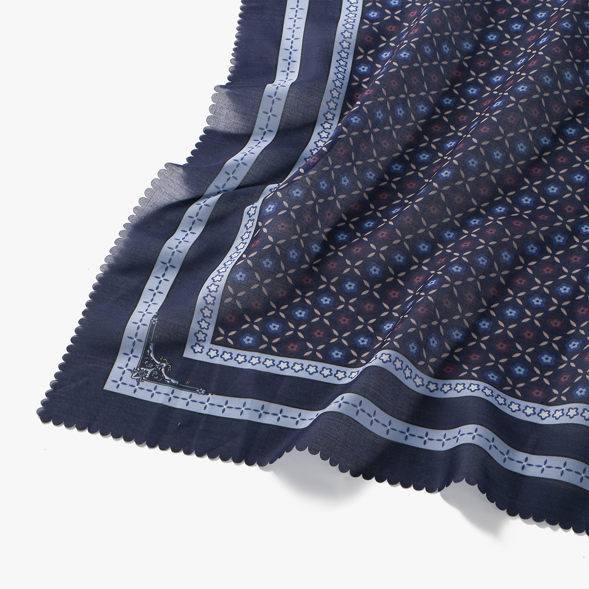 Foulard carré en Viscose ondulé imprimé Floral, Hijabs musulmans, Foulard en coton pour femmes, mode malaisie, mouchoir, 110x110cm