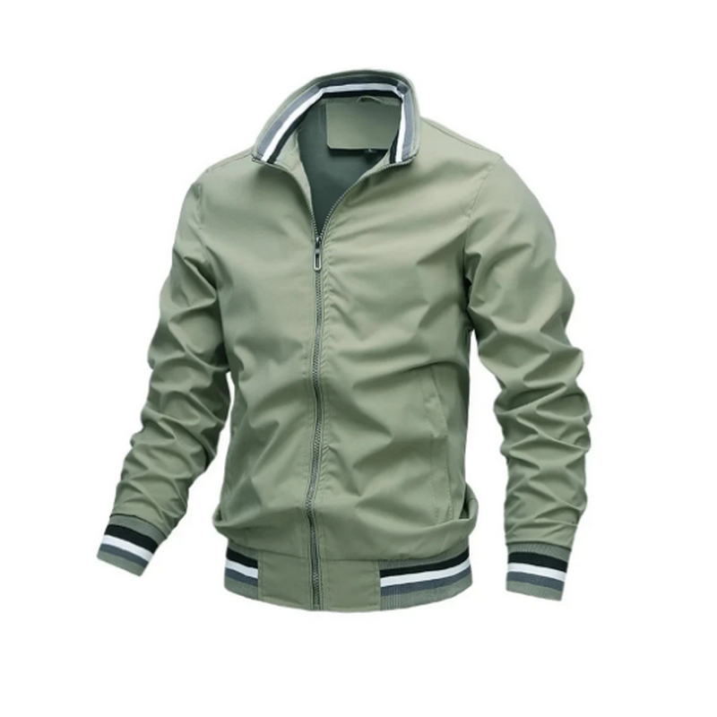 Blouson aviateur imperméable pour hommes, veste décontractée, manteau de sport, coupe-vent, vêtements de plein air, blanc, mode, printemps, été