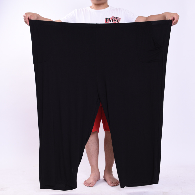 Grand pantalon homme 260KG grande taille 15XL 16XL ample stretch grande taille 66 60 62 été pantalons décontractés noir 50 52 54 56 58