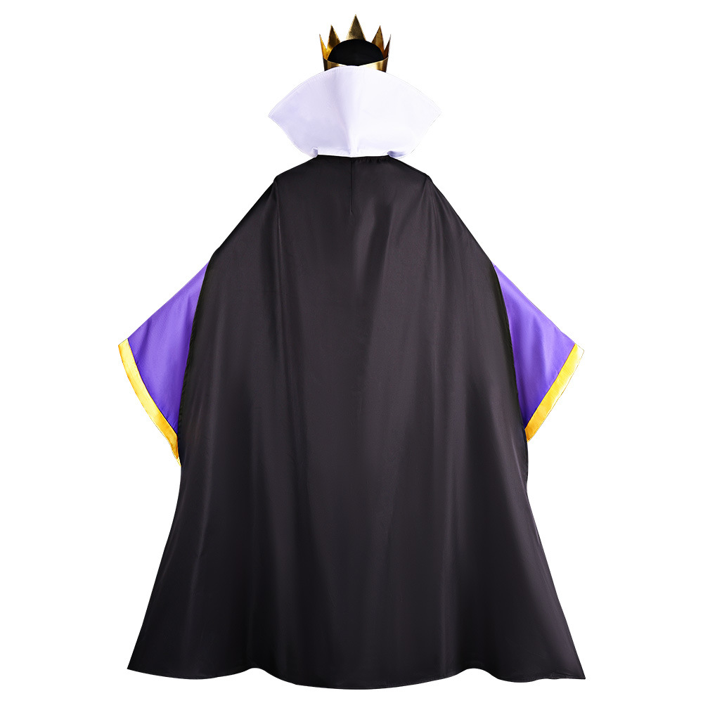 Costume de Cosplay Reine Maléfique, Robe de Spectacle Théâtral, Tenue de Reine Méchante pour Adulte, Déguisement de Carnaval d'Halloween