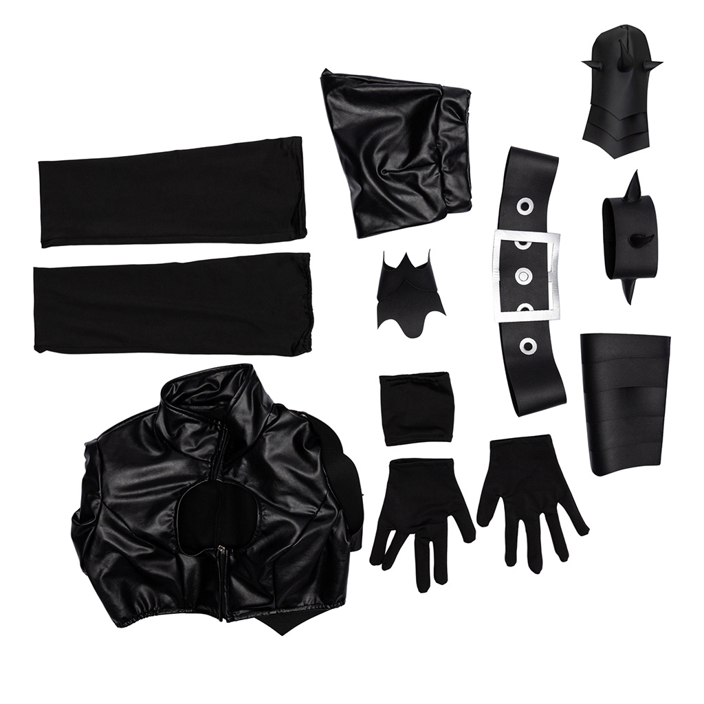 Anime Rivals Magik Cosplay Sexy tenue noire Costume Rasputina jeu vêtements noir uniforme Halloween Sexy tenues de fête