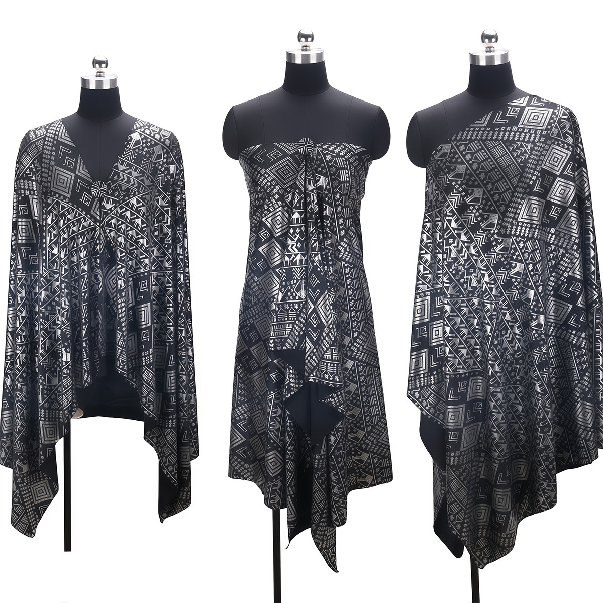 Mode musulmane : Magnifiques hijabs, foulards et châles pour femmes, style rétro, à motifs dorés, polyvalents et protecteurs solaires