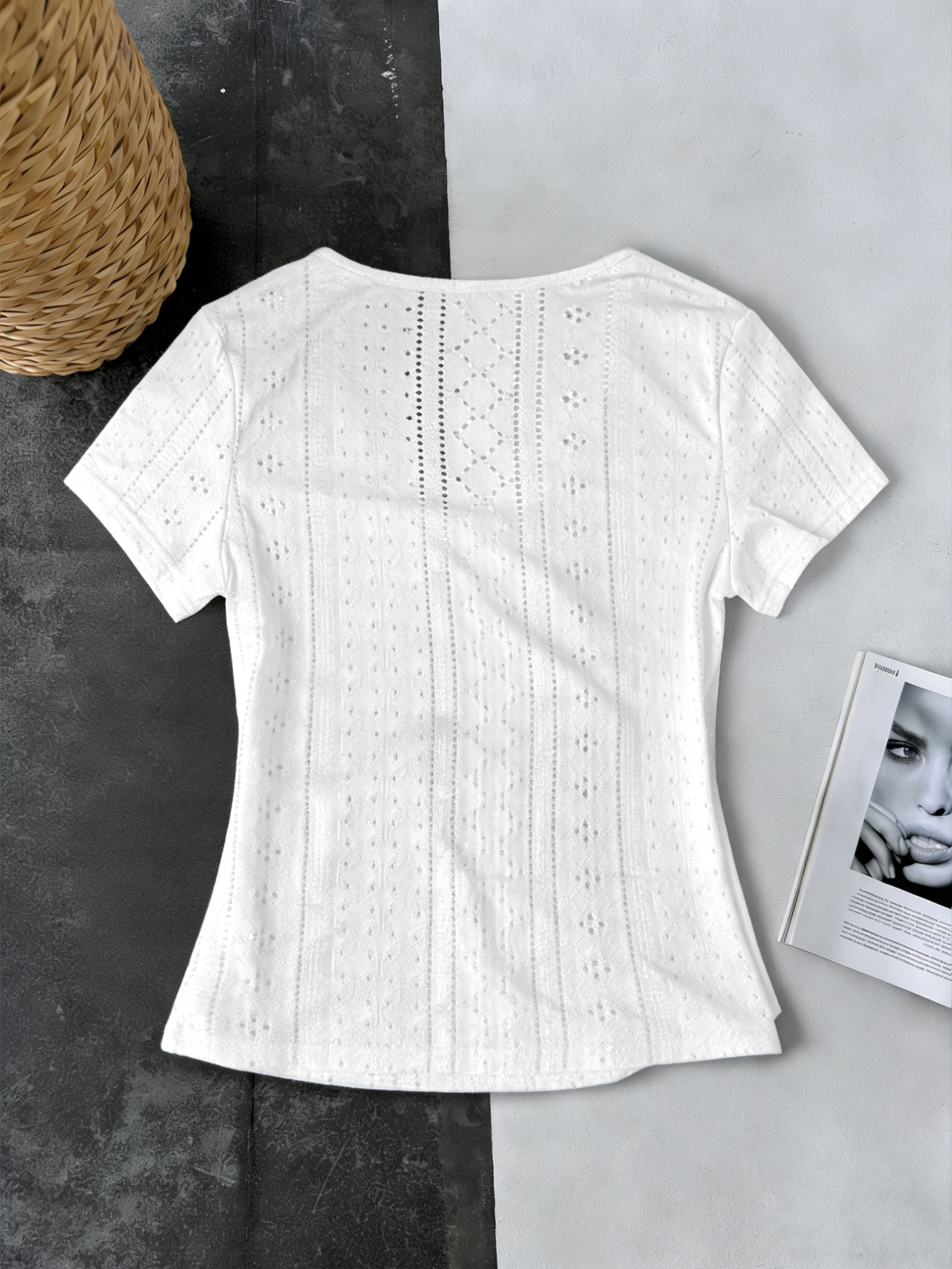 T-shirt à manches courtes pour femmes