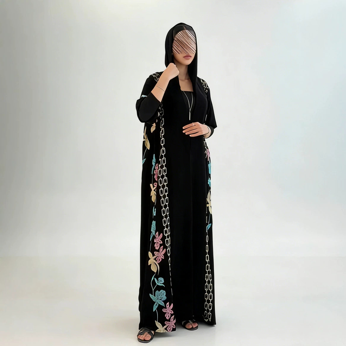 Ensemble 2 pièces Abaya Eid pour femmes, robes imprimées Hijab, Jalabiya musulmane, Vestidos islamiques, Robe Cardigan, Ramadan, Maroc, Dubaï, Abayas, Kaftan