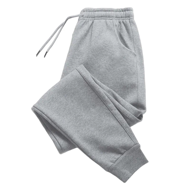 Pantalon Long sans imprimé pour hommes et femmes, décontracté, ample, mode, Fitness en plein air, Jogging, cordon de serrage, survêtement quotidien