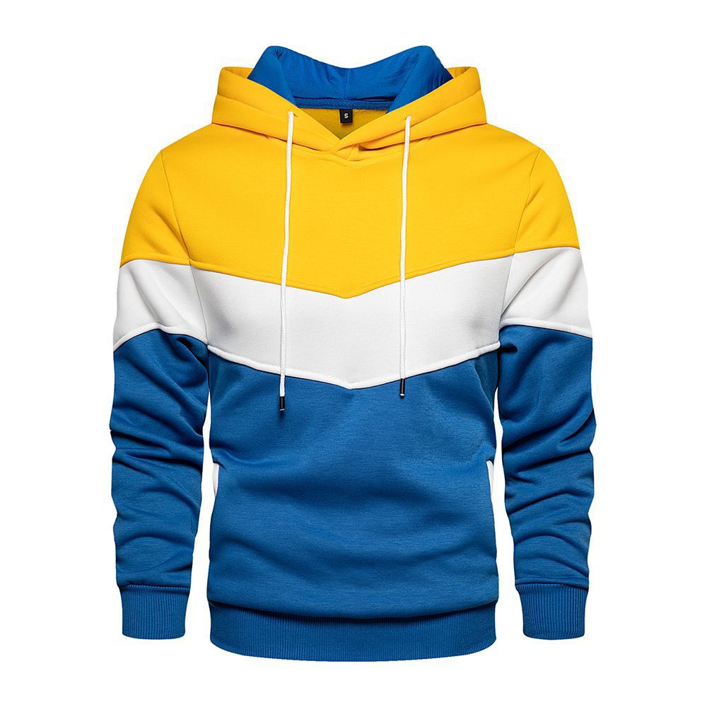 2025 nouveaux hommes sweat à capuche patchwork en plein air vêtements de sport décontractés mode de rue hommes polaire thermique sweat à capuche automne hiver manteau