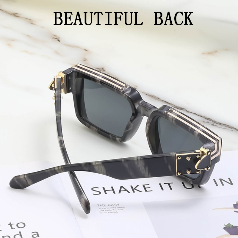 Lunettes De soleil carrées De luxe pour hommes et femmes, style Vintage, avec nuances rétro, à la mode, Gafas De Sol, Sonnenbrille