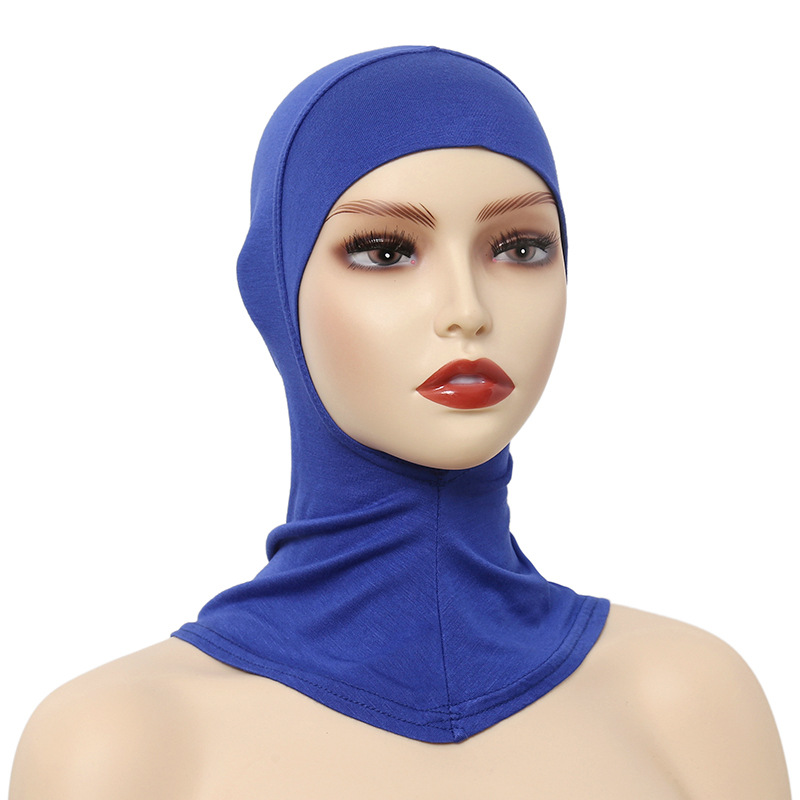 Casquettes Turban pour femmes musulmanes sous-écharpe Modal Hijab casquettes intérieures extensible couverture complète châle casquette couverture complète du cou