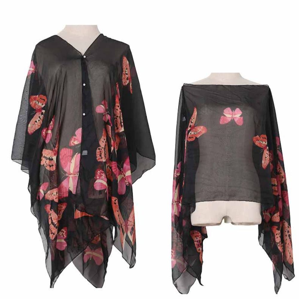 Écharpe en soie de luxe pour femmes, imprimée, respirante, châle de plage, résistante au soleil, hijab lisse