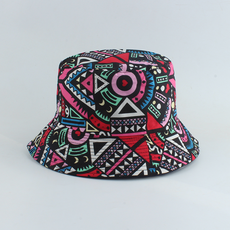 Chapeau de pêcheur pour homme et femme, casquette, accessoire rétro hip-hop, capuche réversible, vintage imprimé, Panama