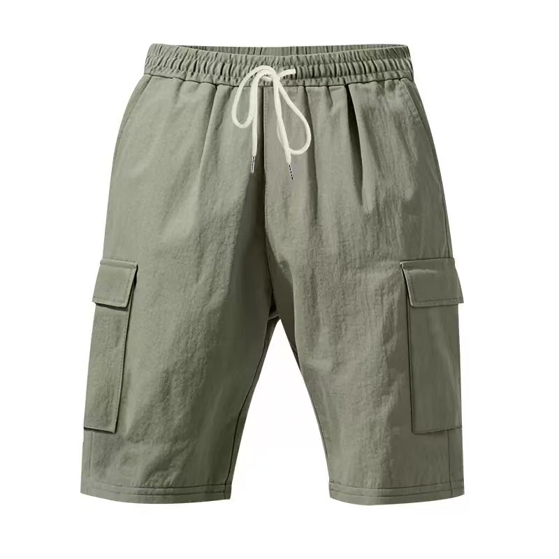 Shorts cargo décontractés multi-poches, shorts de travail, décontractés, sportifs, légers, coupe ample, absorbant la transpiration et respirants