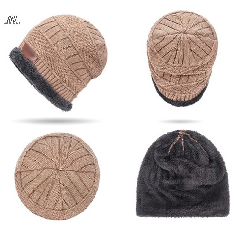 Bonnet d'hiver en tricot doux pour hommes et femmes, écharpe Smile, bonnet chaud, UNIS issant, plus velours, adt
