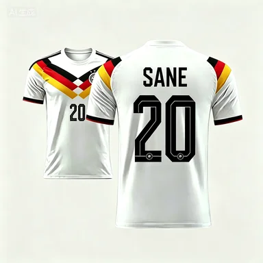 Maillot domicile à manches courtes de la saison 2026 du New Jersey, maillot de football léger