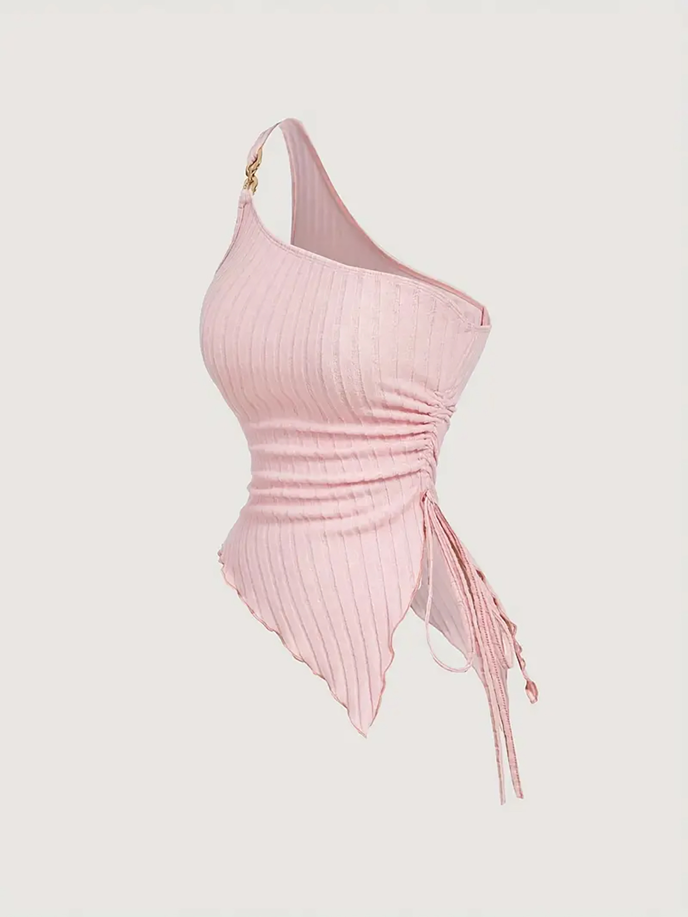 Débardeur Tendance Femme 2026 – Style Sexy et Élégant à Épaule Unique pour Tenue Décontractée