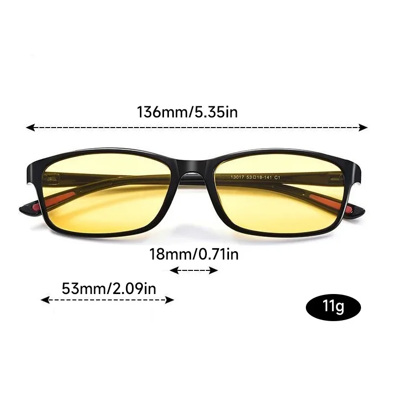 Lunettes de soleil photochromiques jour et nuit pour hommes et femmes, ultra légères, anti-éblouissement, pour la conduite (1/3 pièces)