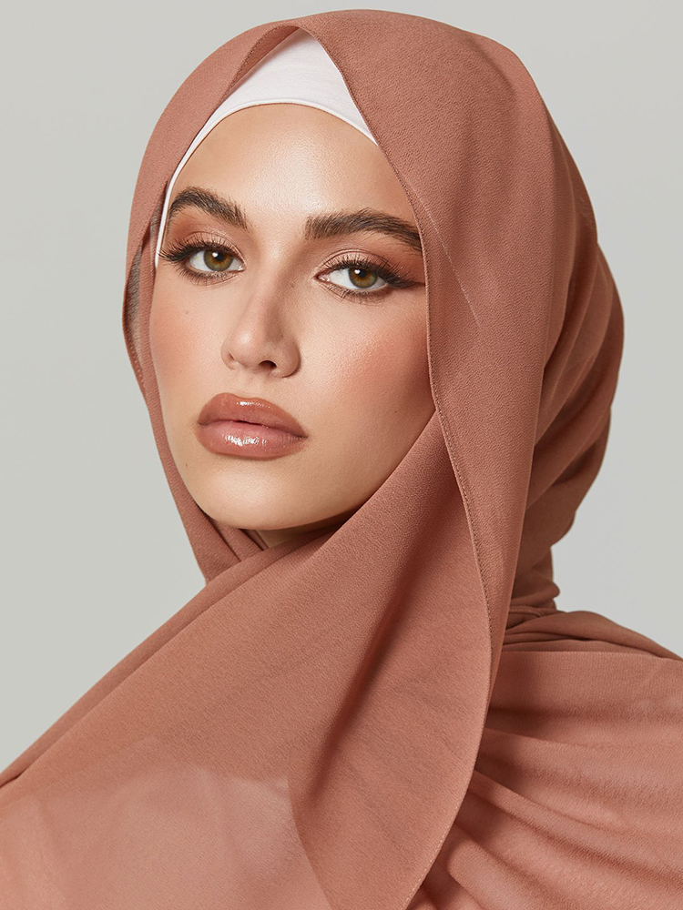 Hijabs musulmans en mousseline de soie, bonne couture pour femmes, châle, écharpe, enveloppe de tête, Foulard, Turban musulman