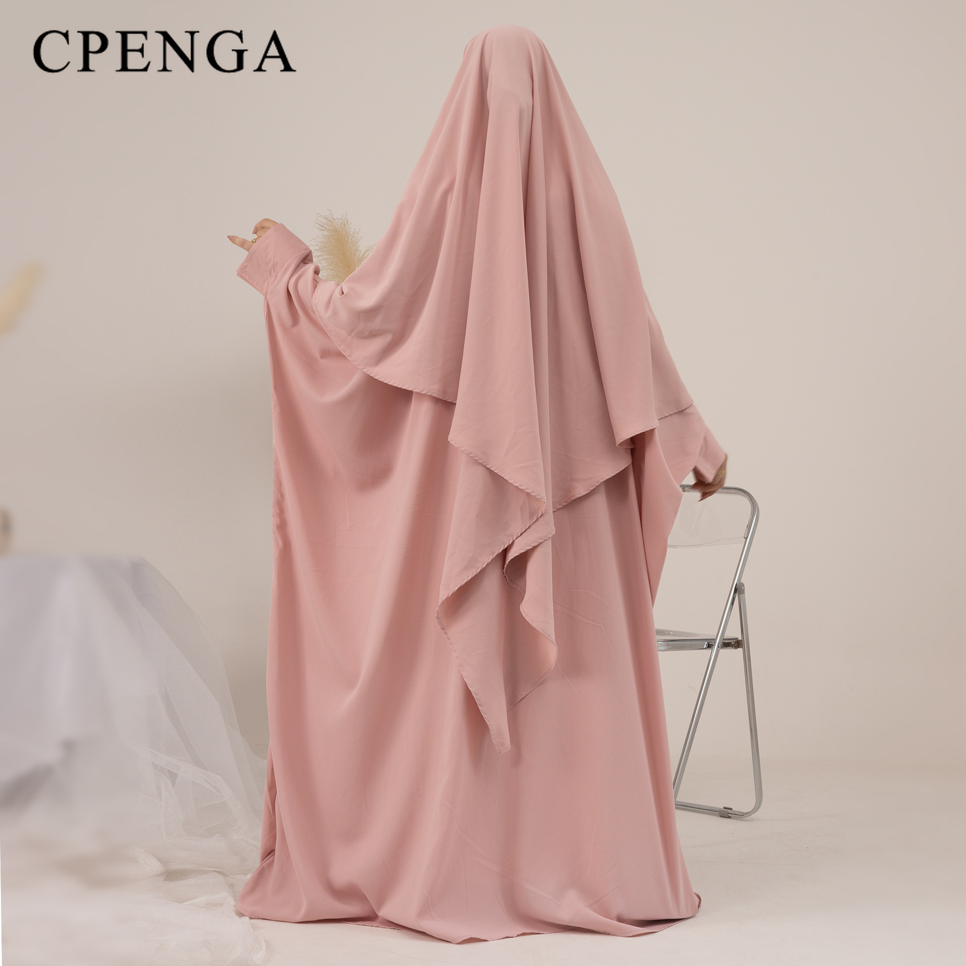 Vêtement de prière pour femmes musulmanes, Eid Ramadan, Jilbab, Abaya tiens imar de Dubaï et ensembles de robes musulmanes, Islam, Robes modestes, Nouveau, 2024