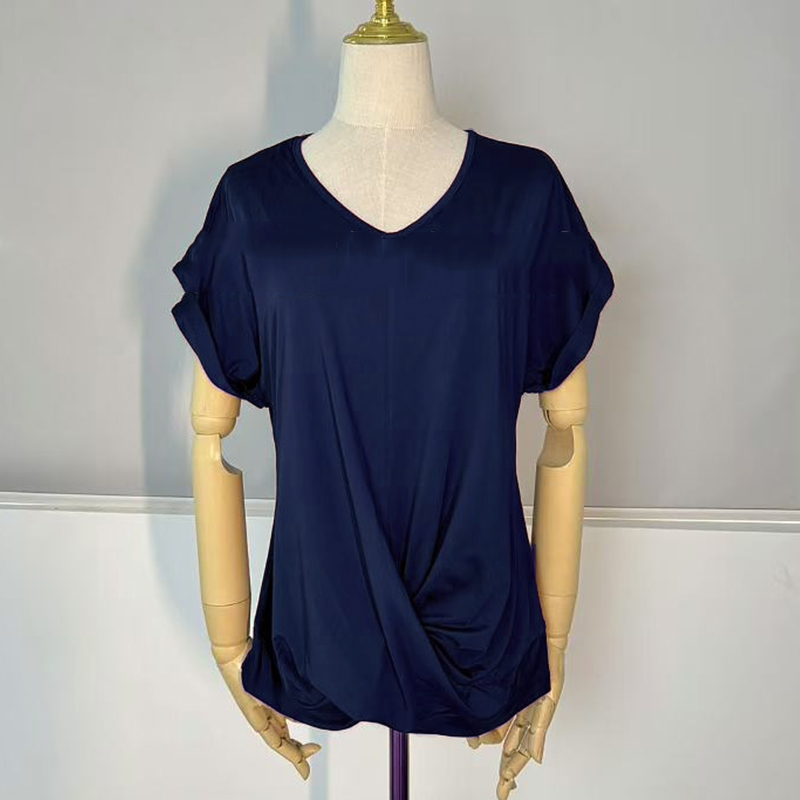 2025 nouvelle chemise chemisier hauts bureau dame printemps été décontracté T-Shirts amples