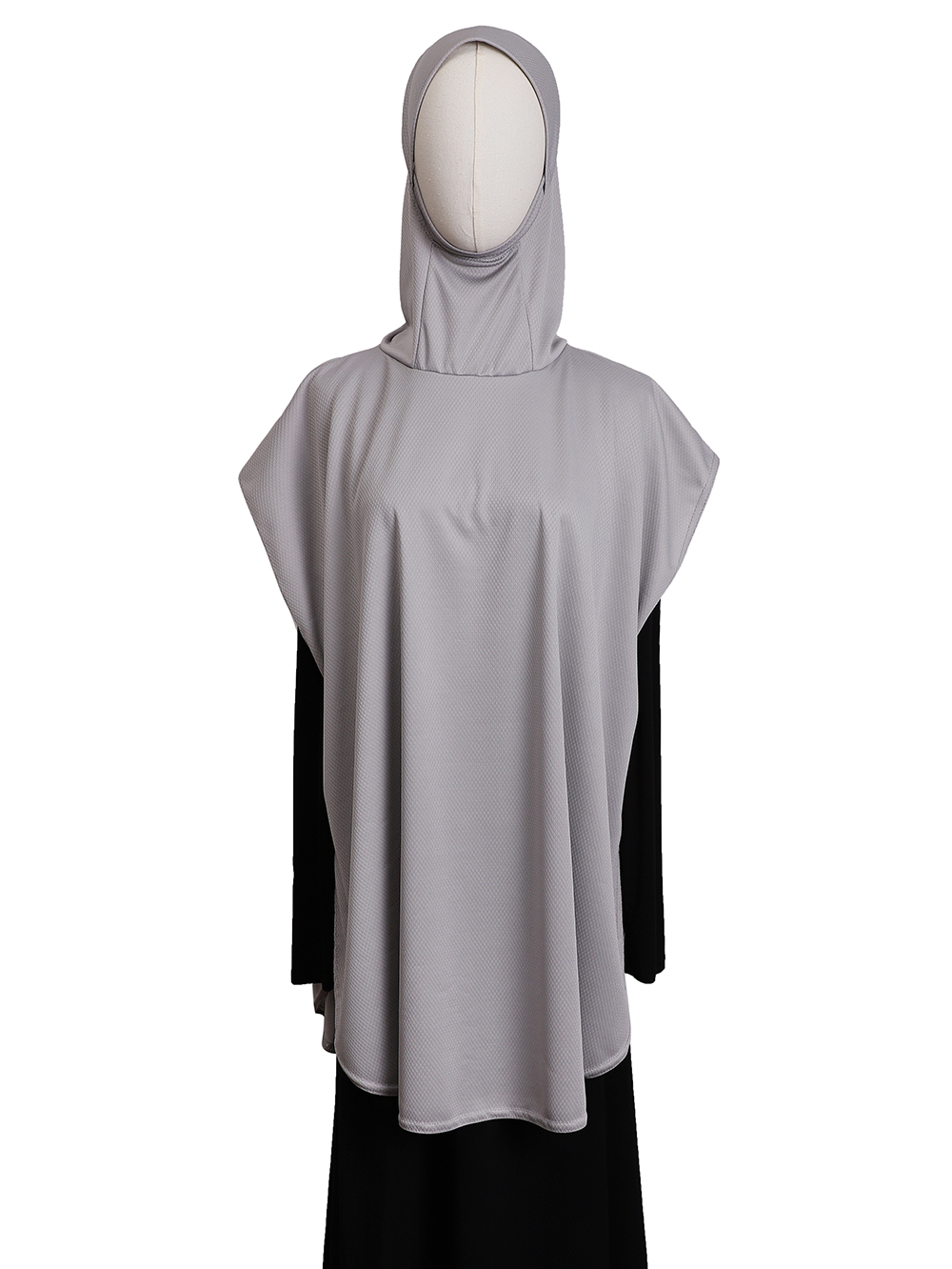 Hijab sportif modeste à capuche pour femmes, veste de sport islamique arabe musulmane, haut sans manches pour la gym et le yoga, hijab sportif modeste grande taille