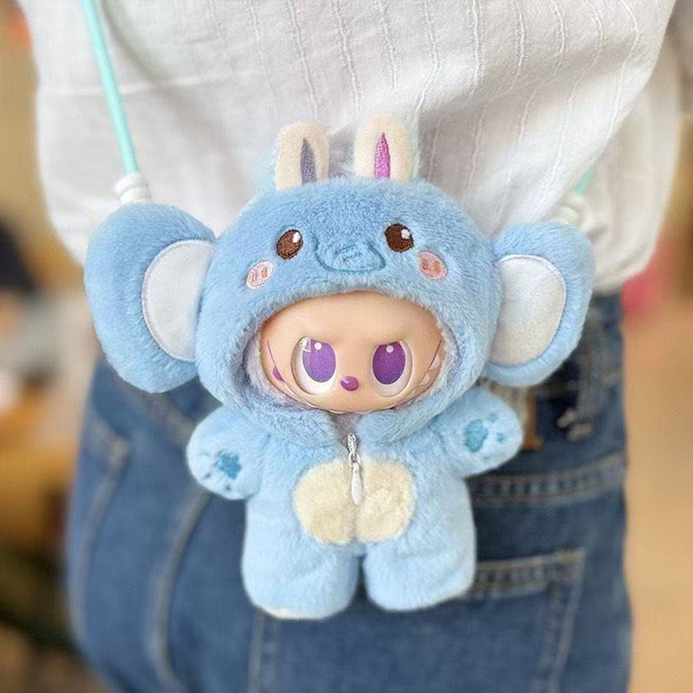 Vêtements uniquement pour 17cm, ensemble de vêtements pour animaux, éléphant, chat mignon, pour poupée Labubu de 15 à 17cm, accessoires