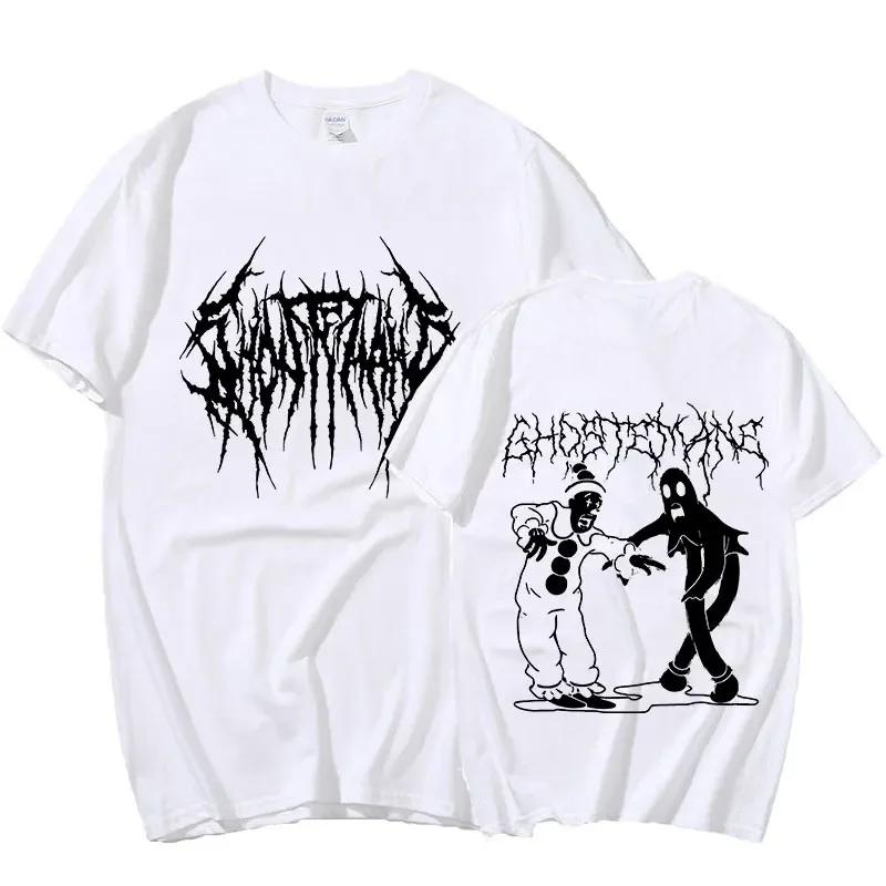 Hommes femmes imprimer T-shirt mode Hip Hop métal gothique Rock T-shirt ample Streetwear été ample Sport T-shirt Y2K à manches courtes