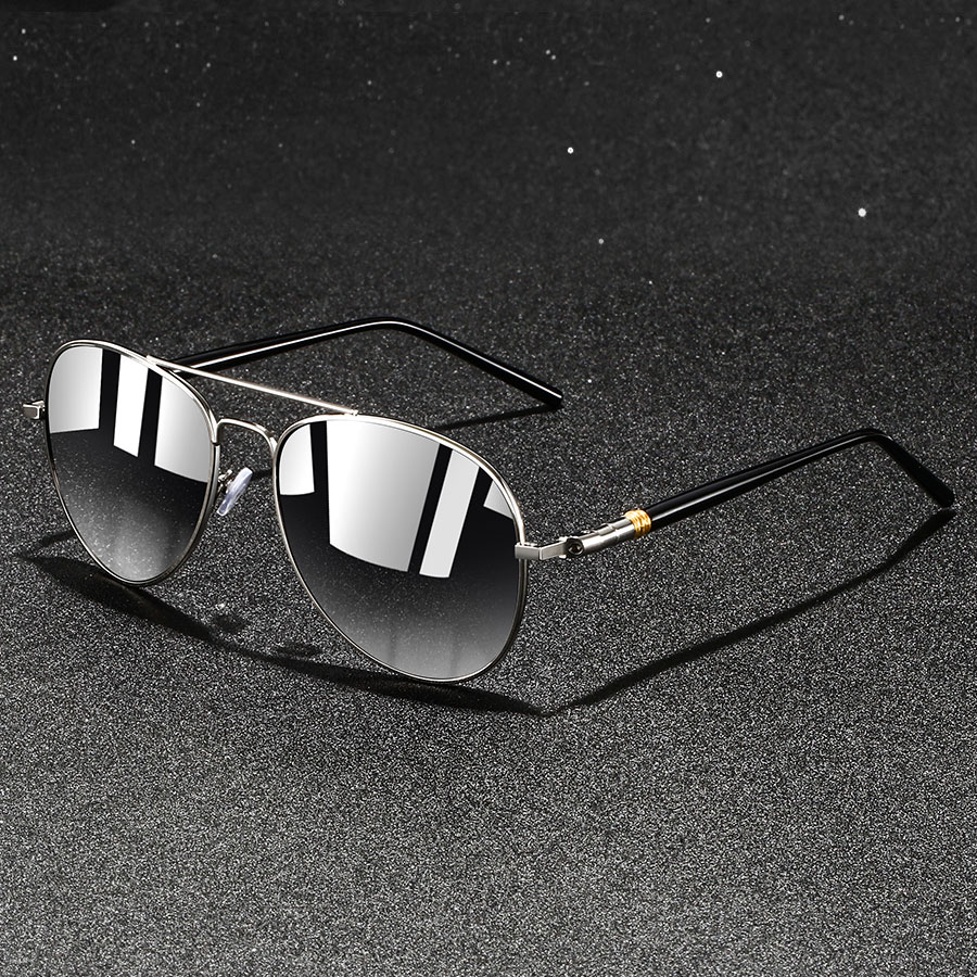 Lunettes de soleil de pilote vintage tendance, lunettes de soleil de luxe pour homme, lunettes de soleil de marque de créateur, lunettes rétro
