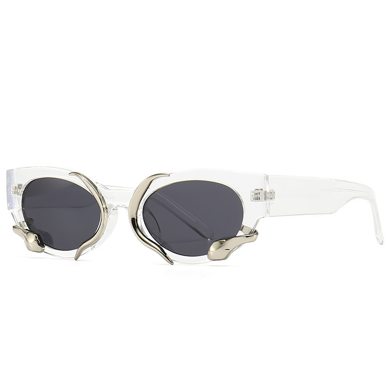 Lunettes De soleil œil De chat De luxe pour femmes, marque De styliste, mode, petite monture, Hip Hop rétro, nuances miroir Gafas De Sol